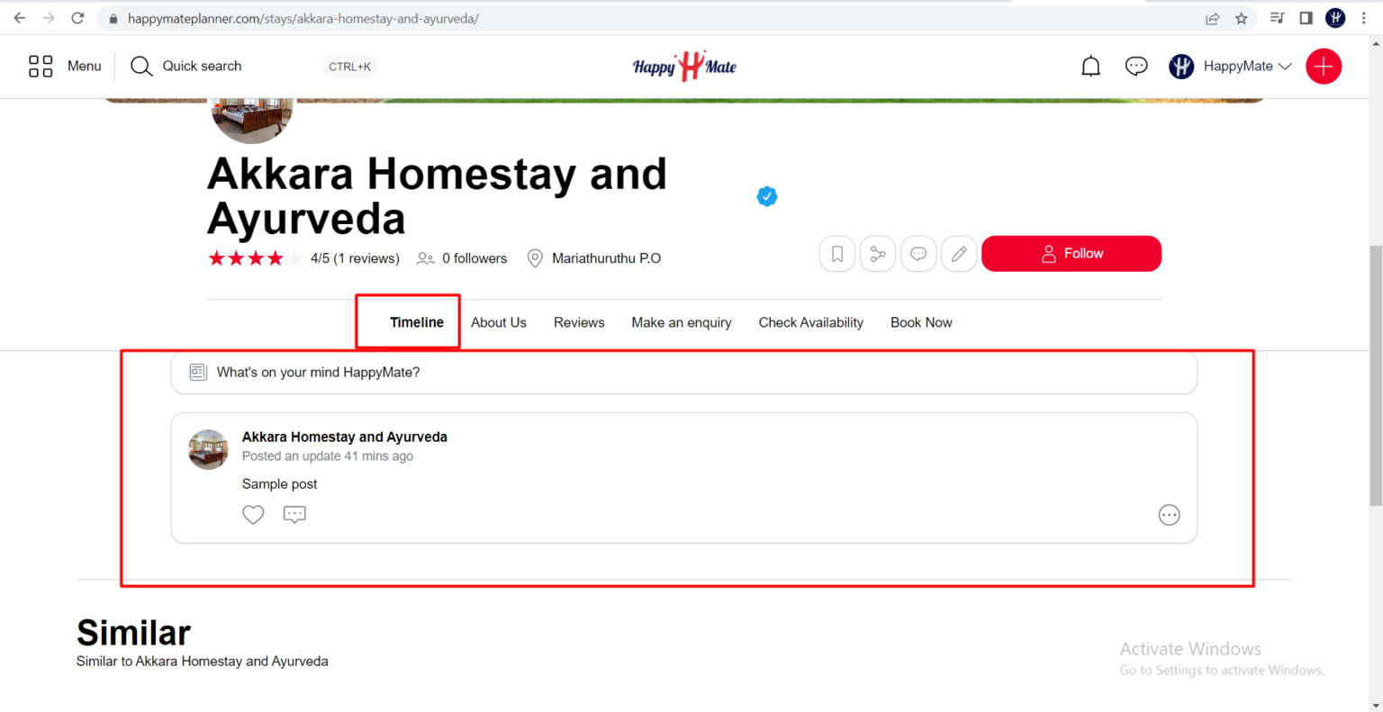 Is There Any Option To Hide The Timeline Tab If There Are No Timeline